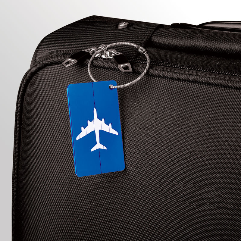 Savisto Aluminium Airport Luggage Tags
