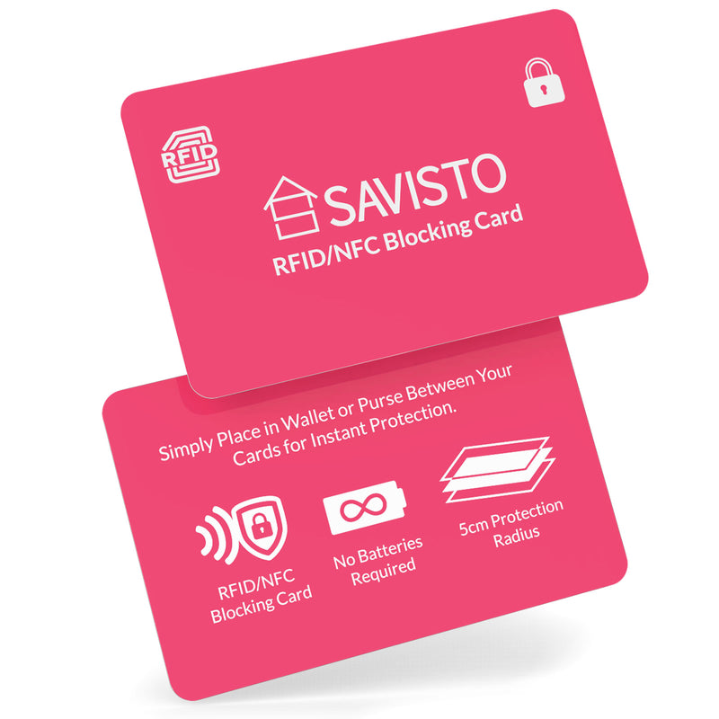 Savisto Black RFID Blocking Card
