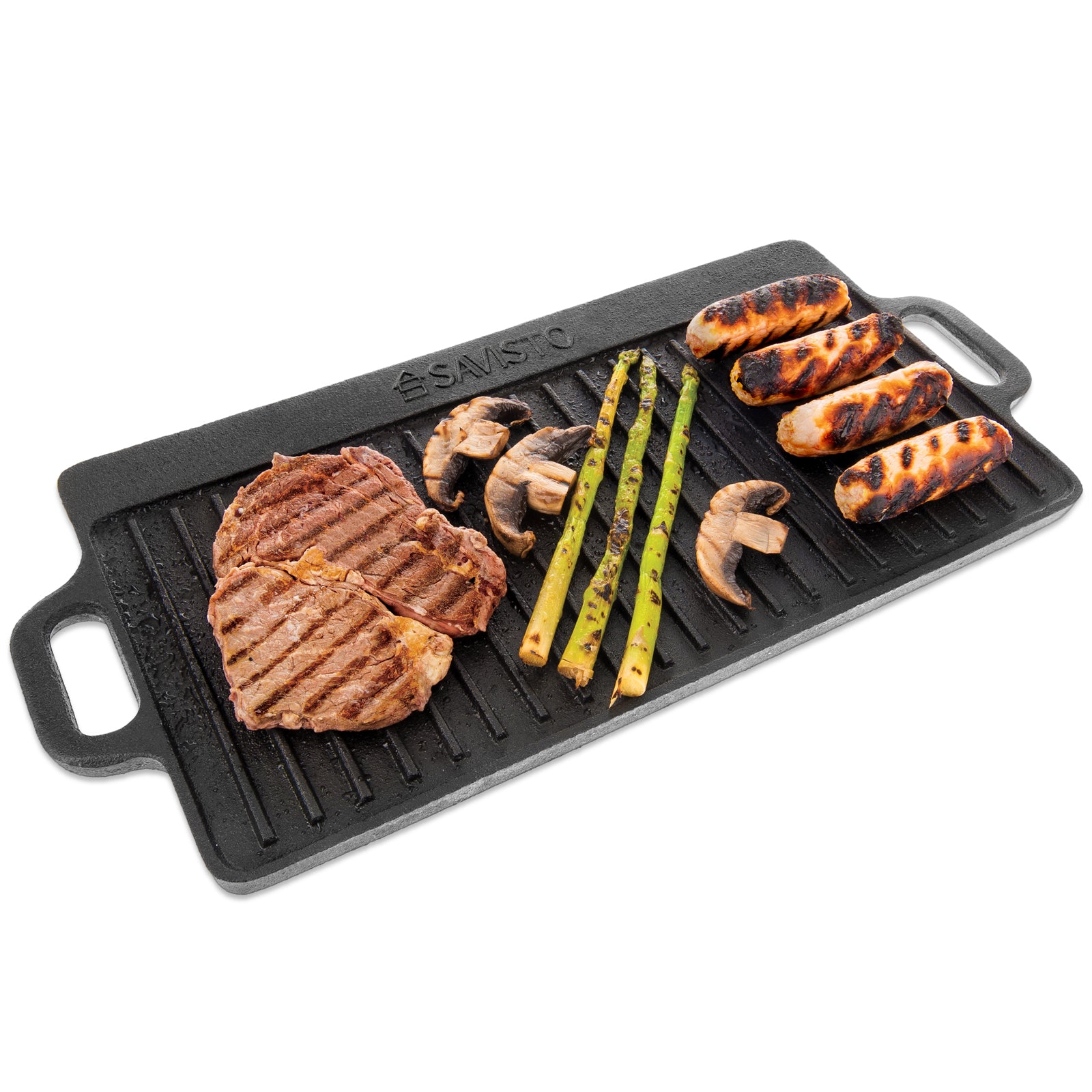  COVERCOOK Griddle Pan, Cast Iron Grill Hot Plate