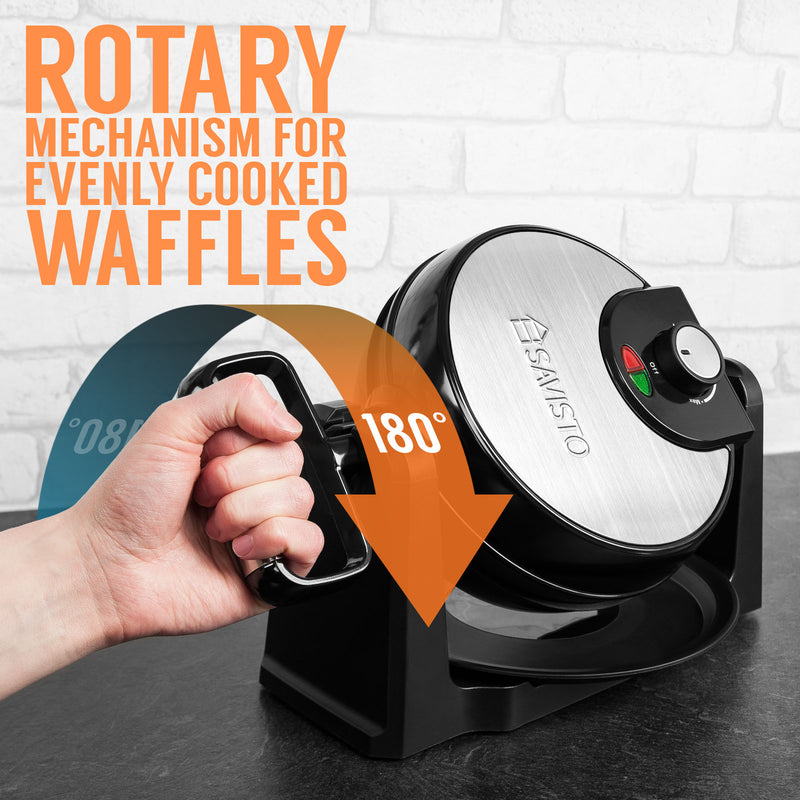 Savisto Rotary Waffle Maker