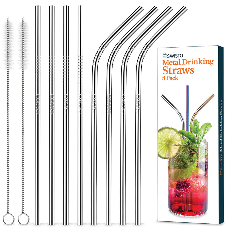 Savisto Stainless Steel Straws